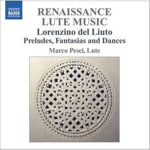 Marco Pesci - Renaissance Lute Music  CD